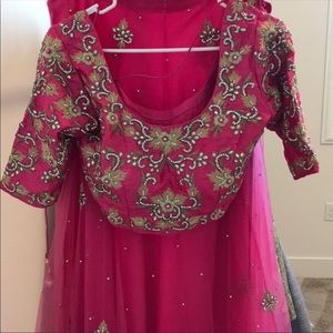 Mehndi lehenga